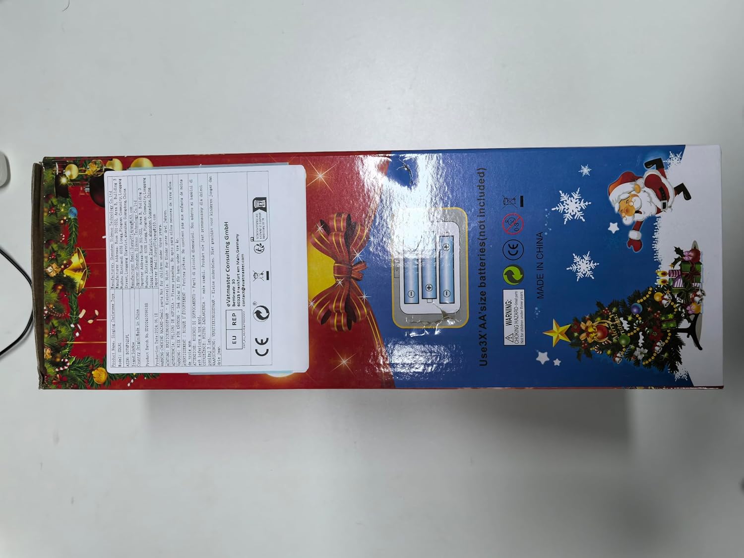 Танцующий Санта-Клаус (Тверк), Санта трясущий попой, Музыкальная анимированная новогодняя игрушка для детей (Поет на английском)