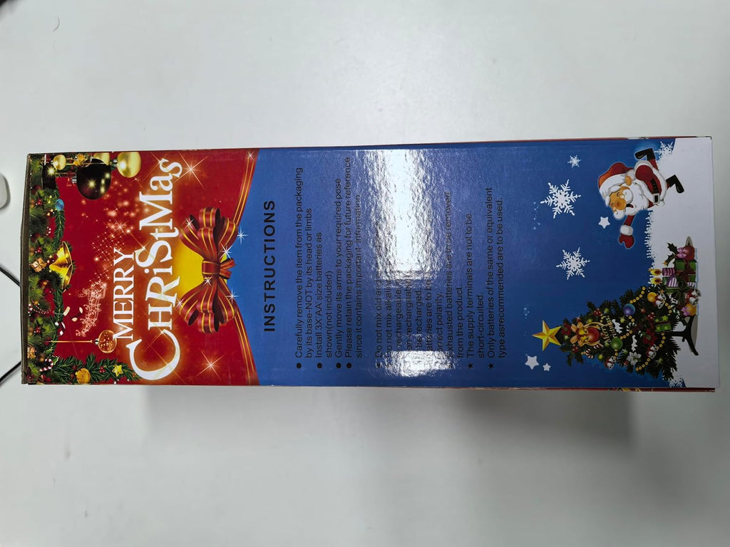 Танцующий Санта-Клаус (Тверк), Санта трясущий попой, Музыкальная анимированная новогодняя игрушка для детей (Поет на английском)